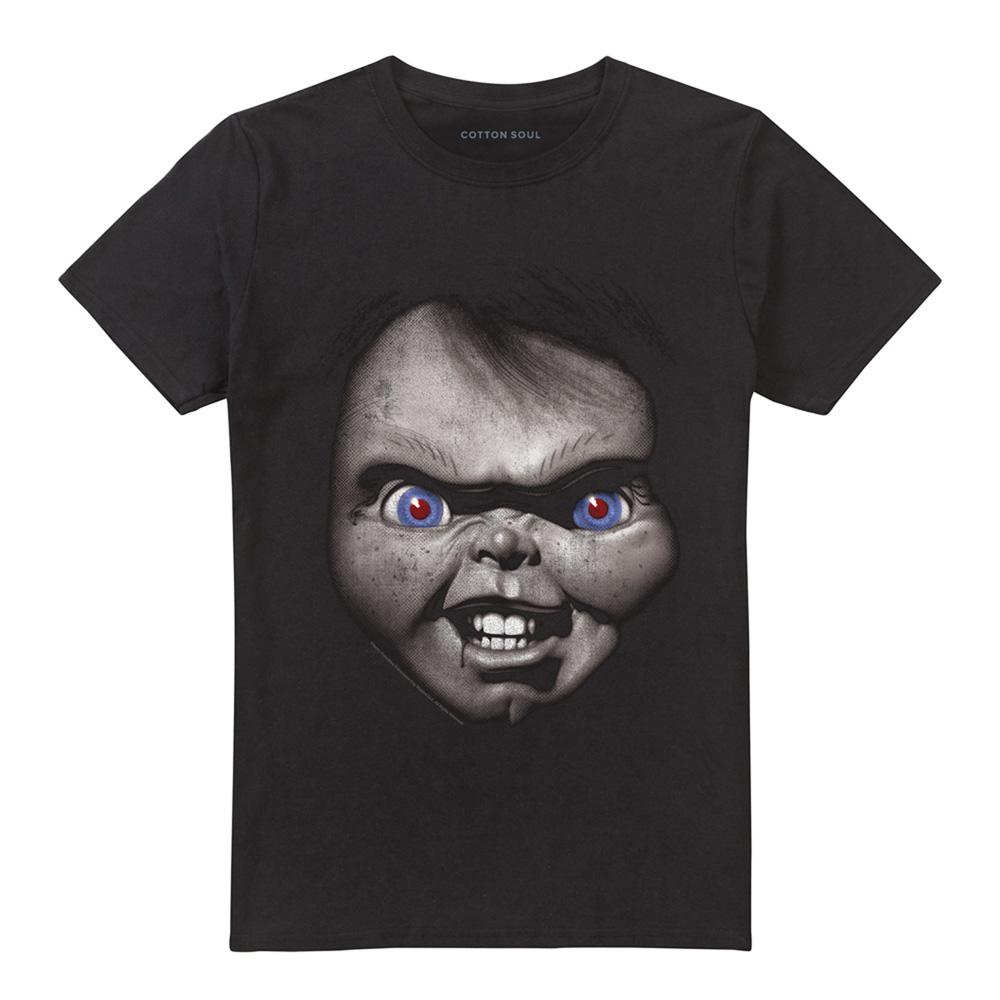 Chucky Unisex Adult Good Guys Face T-Shirt