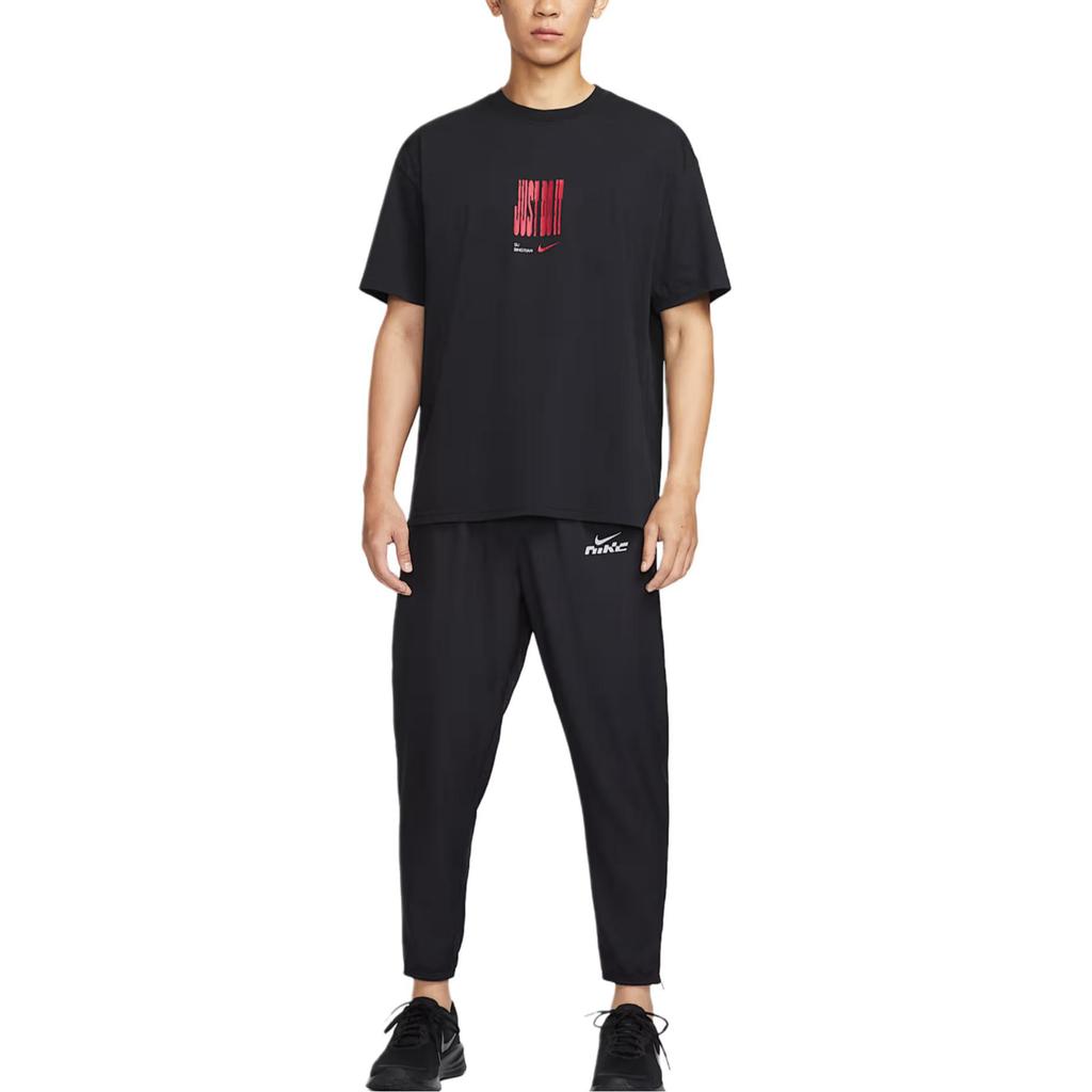 Nike T Shirts Men's Black Crew Neck Moderate IW9287-010