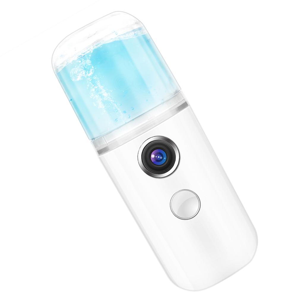 Water Spray, 30Ml Ultrasonic Spray Facial Spray for   Moisture Soothing Skin Care with USB Charging, for Body Hair for Face