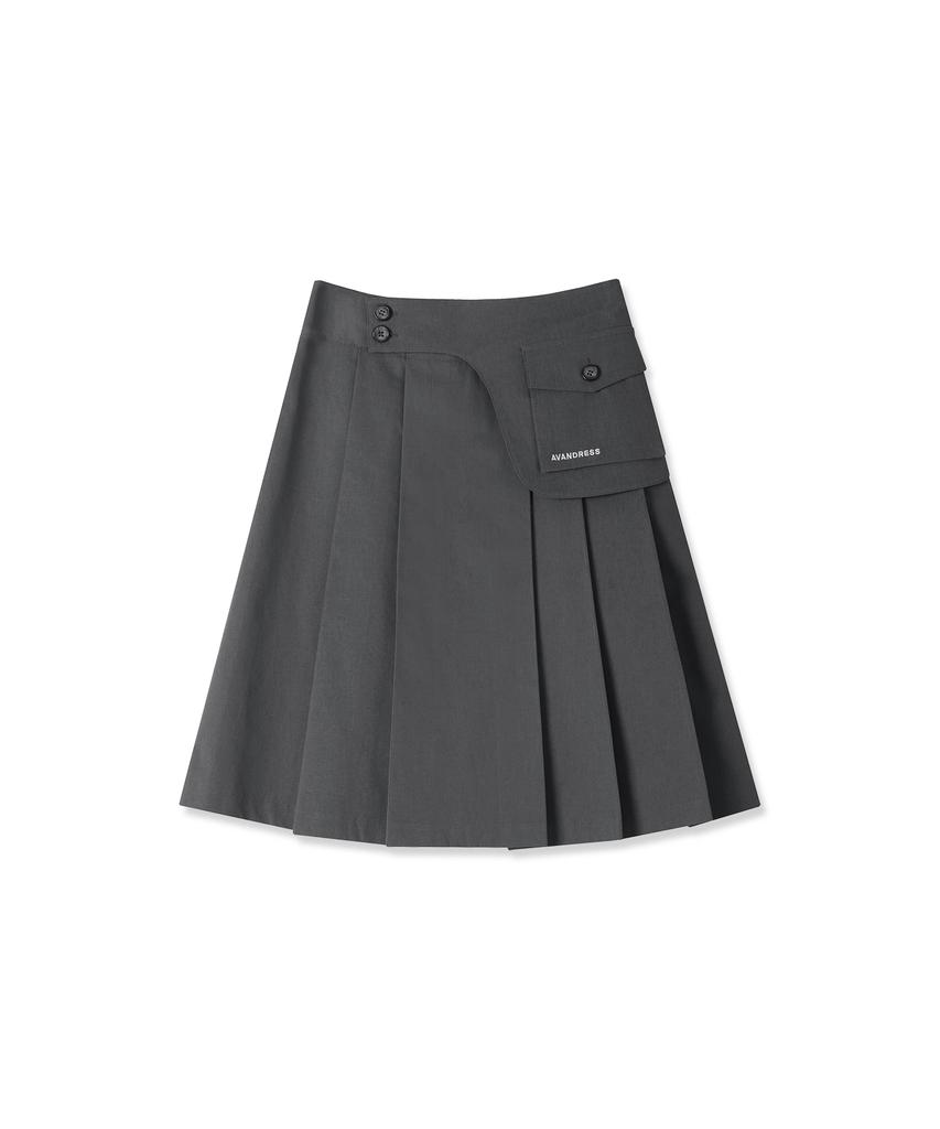 Urban Dress Saddle Midi Pleats Skirt - 2Col