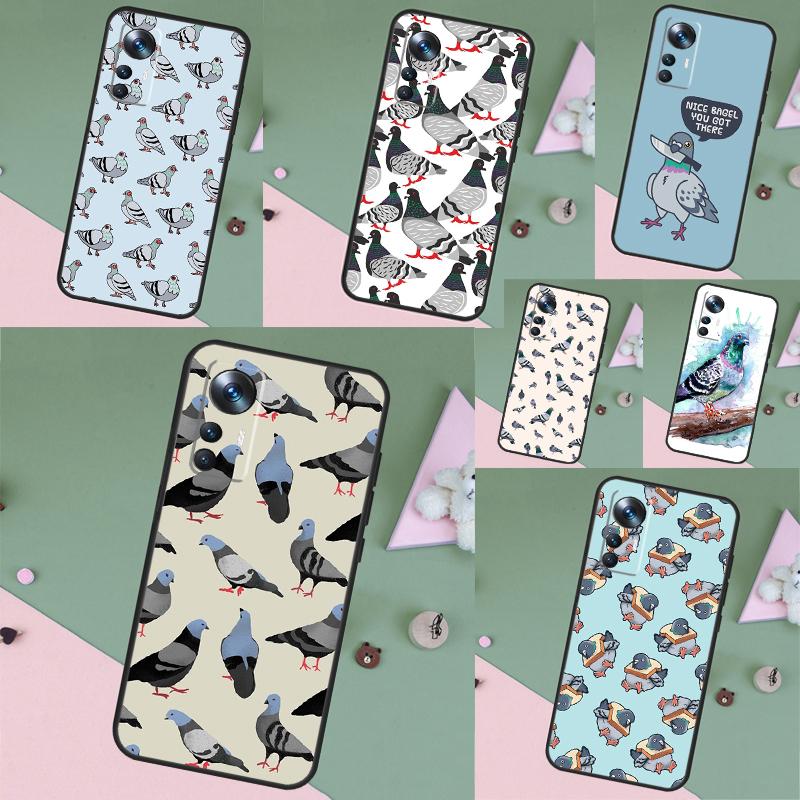 The Pigeons Case For Xiaomi 14T Pro 11T 12T 13T 13 14 15 Ultra POCO X6 Pro X3 X5 M6 F5 F6 X7 Pro Cover