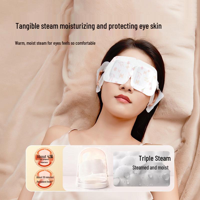 Mugwort Disposable Steam Eye Mask - Light Blocking Heated Eye Patch for Sleep