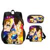 Anime Schoolbags for Boys Girls Best Gift Carry Carrier Pen Case Lethal Company 3pcs Set Daily Pack Camping Book Bags