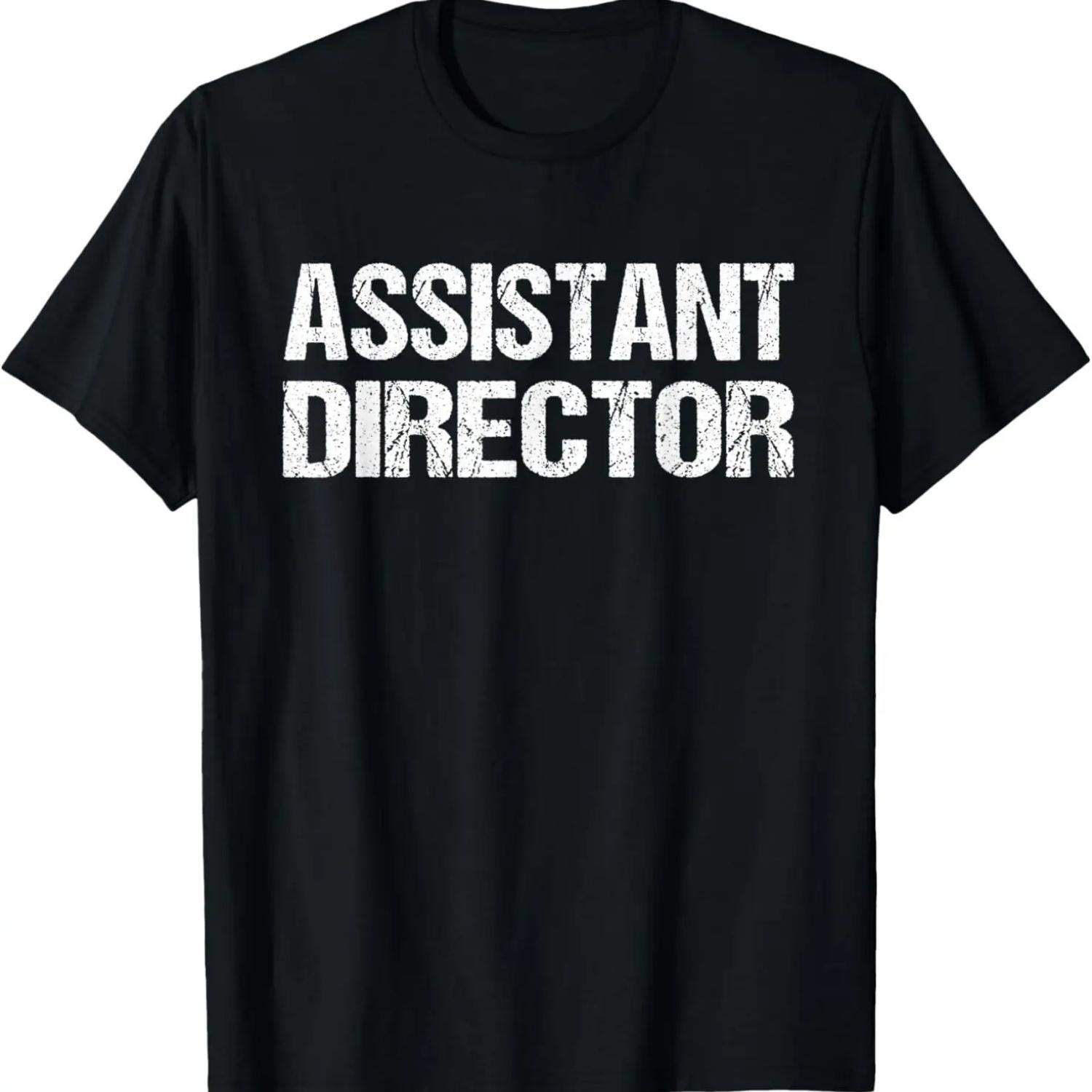 Assistant Director Shirt Film Crew Film Staff Movie Gift T-Shirt S чёрный