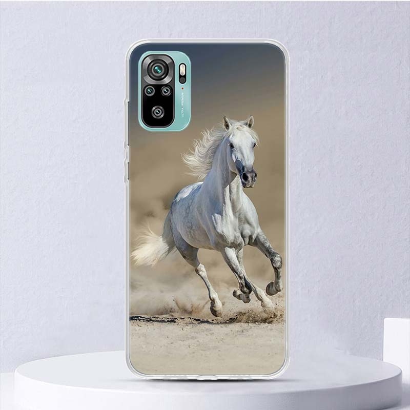 Horse Great Beauty Galloping Soft Case For Xiaomi Redmi Note 14 13 12S 11S 10S 12 Pro Plus Phone Cover 11 10 11E 11T Note14 Shel