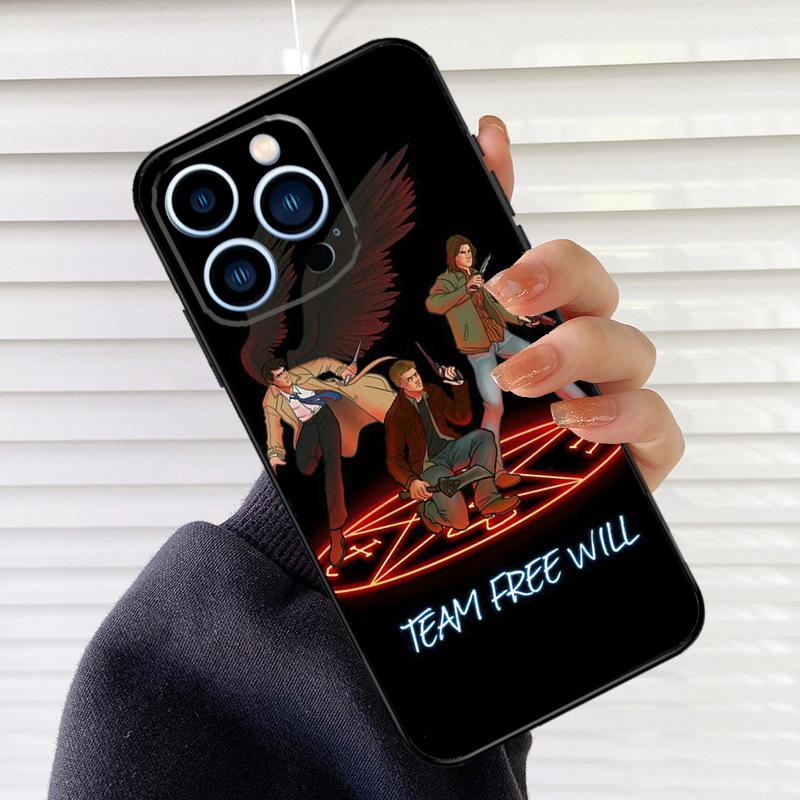 Supernatural TV Show Phone Case For iPhone 17 16 15 14 13 12 11 Pro Max mini 15 16 Plus 16e 17 Air Cover Fundas