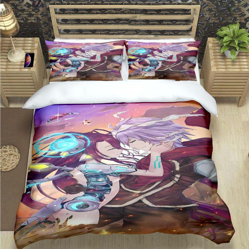 Comforter Fashion Classic Exciting Game Z-Zelda Print Bedding Sets Bed Supplies Set Bed Comforter Set Bedding Set Luxury Gift