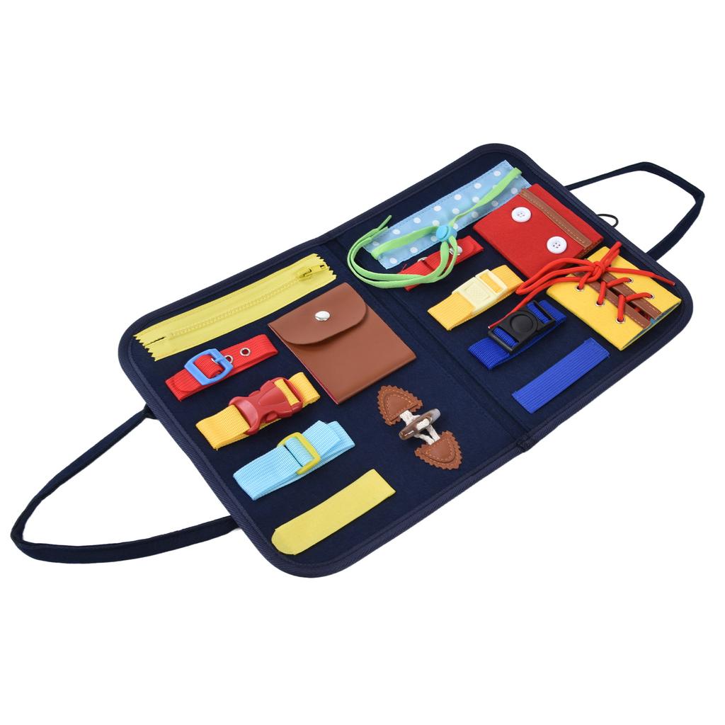 Educational Sensory Board Baby Activity Board Intelligence Development Toy for ToddlerC