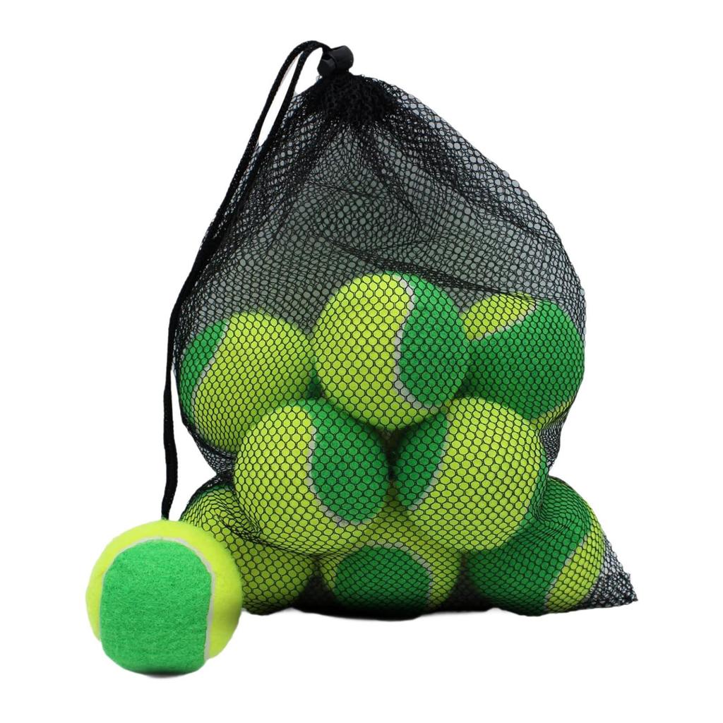 20x Tennis Balls 6.4 cm Diameter Pet Dog Tennis Balls Training Balls for Games Beginners Entertainment Outdoor Racquet Sports