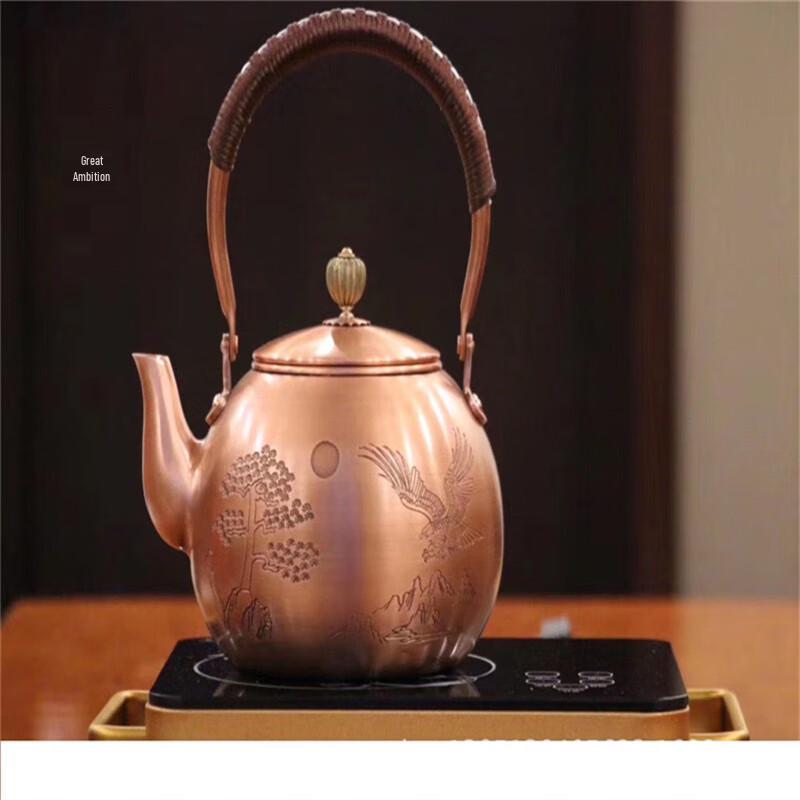 Handmade Copper Kung Fu Tea Kettle