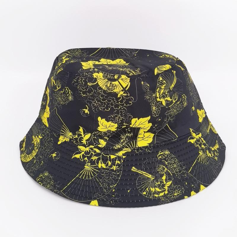 Big Head Circumference Fisherman Hat Men's Summer Bucket Hat Women's Face Small Sun Hat Printed Pot Hat