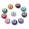 20pcs 14x9mm Resin Beads Multicolor Faceted Big Hole Loose Spacer Beads For Jewelry Making DIY Bracelets Keychain Accessories