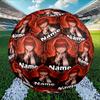 Custom Name Personalized Makima Chainsaw Man Print Size 5 Soccer Ball Training & Match Football, for Team, Kicking, Gift for Football Enthusiasts