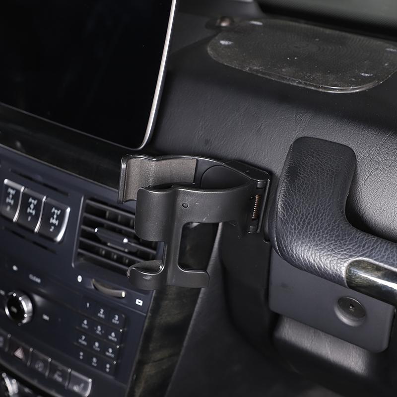 Für Mercedes Benz G-Klasse W463 2007-2018 Auto Mittelkonsole Multifunktionaler Handyhalter Wasserbecherhalter Autozubehör