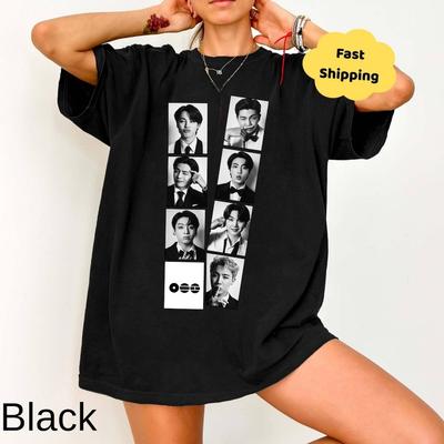 BTS Welttournee Arirang Fotokabine Vintage K-Pop Merch T-Shirt