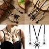 Gothic Stil Arachniden Schmuck Halskette Halloween Zinklegierung Schlüsselbeinkette Für Alltagskleidung Und Kostüm Anlass