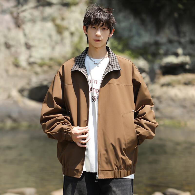 VUUG Men's Casual Stand-Collar Jacket