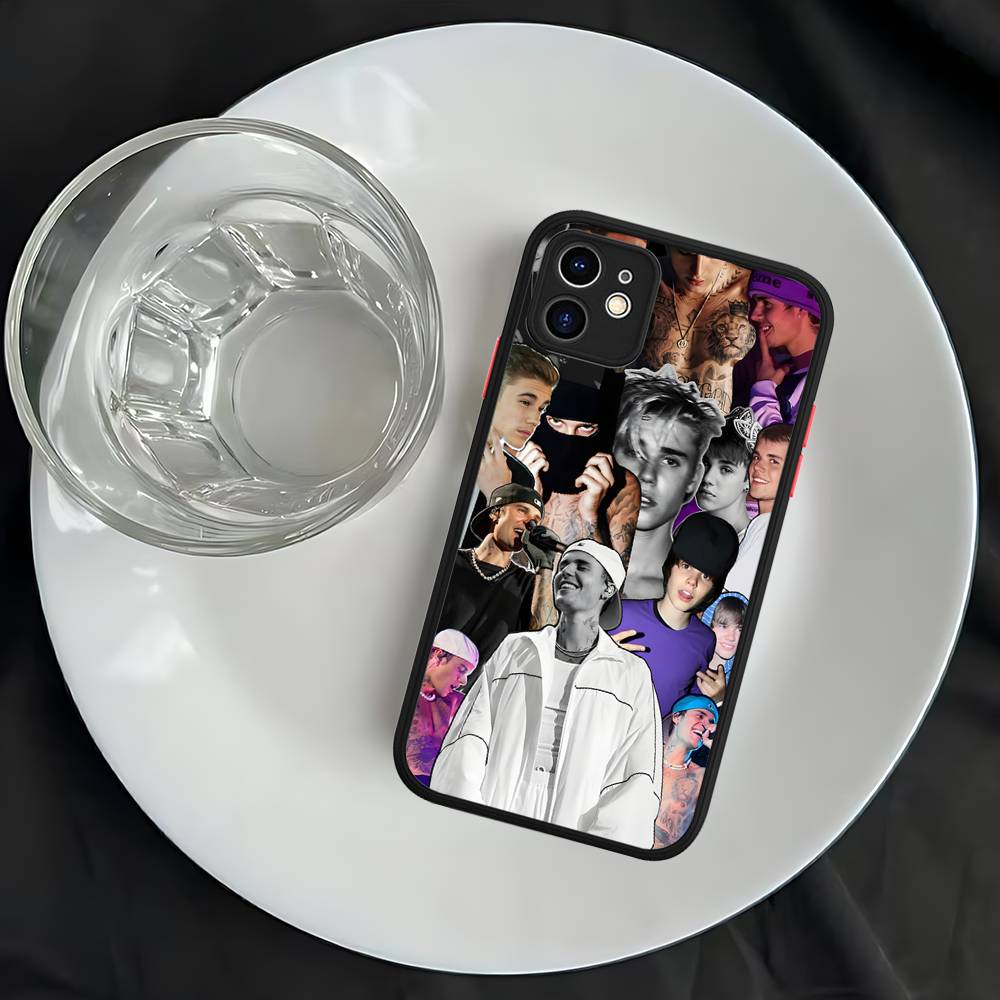 Singer J-Justin B-Bieber Phone Case For IPhone 16 Pro Max Case 11 12 13 14 15 Pro Plus X XS MAX Case Matte Cover