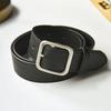 Ladies' Simple and Versatile Korean Fashion Student Square Buckle Belt for Women Korean Version Bf Trendy Trouser Belt