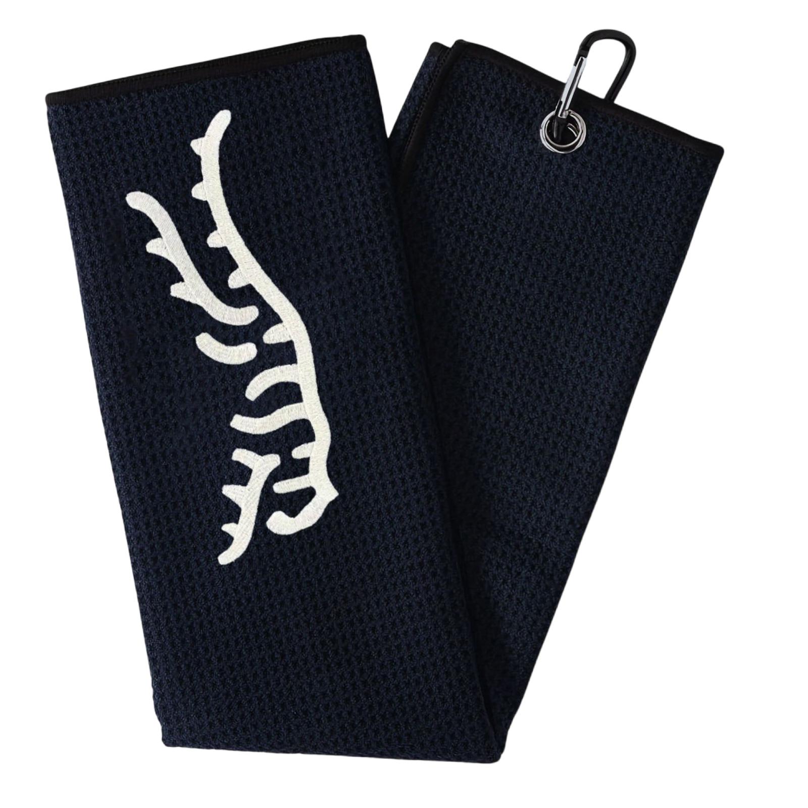 

Вафельный узор Гольф-полотенце с подвесным зажимом Портативное полотенце из микрофибры для гольфа Сменные чистящие полотенца Подарок для гольф-клуба 1