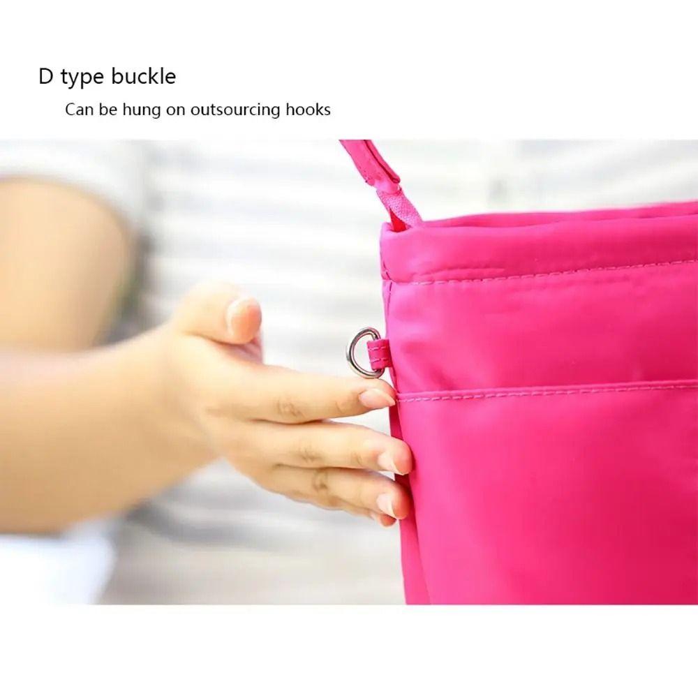 Storage Bags Multi-Pocket Handbag Cosmetic Organizer Inner Bag Insert Bag  Travel Accessory