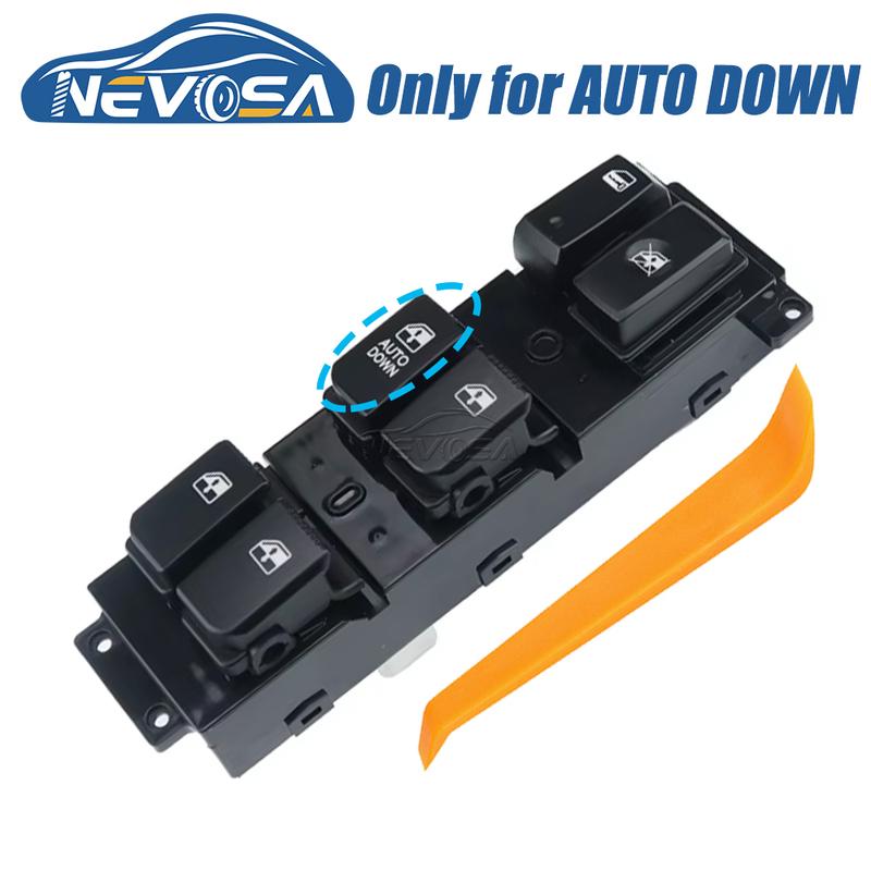 NEVOSA 93570-2B000 93580-2B000 Left Power Window Switch Rear Button For Hyundai SantaFe CM 2007 2008 2009 2010 2011 93570-2B140