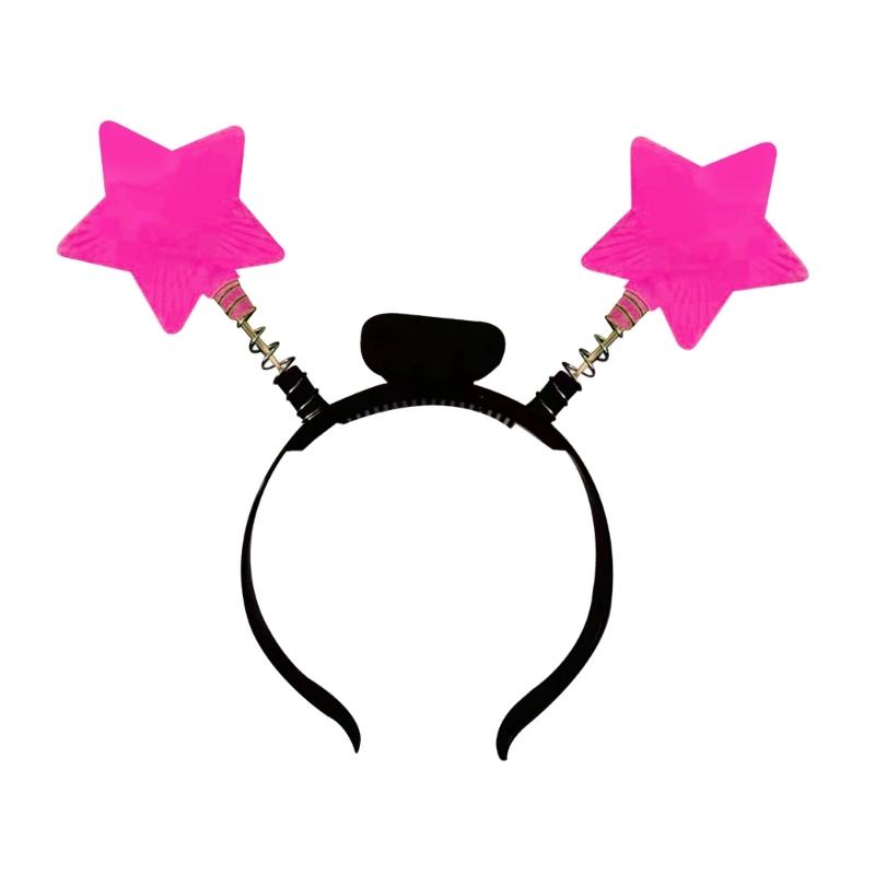 Star Blingbling Headband 2025 Headwear Christmas Party Photo Props Christmas Party Headwear Cosplay Accessories