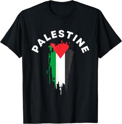 Palestine Free Palestine In Arabic Free Gaza Palestine Flag Unisex T-Shirt
