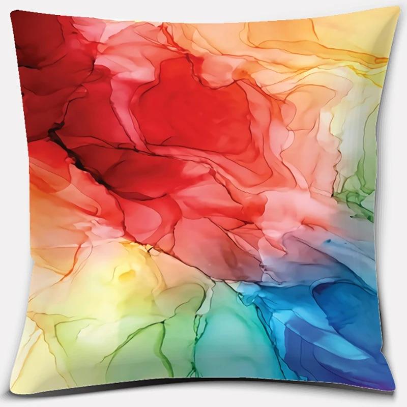 Ink Art Pattern Pillowcase Office Living Room Home Pillowcase Car Ornaments