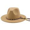 New Wool Wide Brim Floppy Felt Trilby Bowknot Fedora Hat For Elegant Womem Ladies Winter Auturmn Cashmere Gangster Church Hat