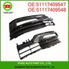 Front Fog Light Bezels & Air Intake Grilles for BMW 5 Series G38 51117409547/51117409548