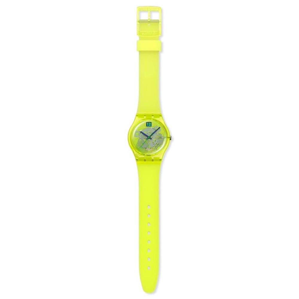 Swatch GENT Wristwatch SO28J103 Unisex Luminous Lemon Yellow