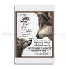 From daughter to my dad father day meaning quotes gift Metal Designing Cinema Plaques Print  Tin Sign Poster