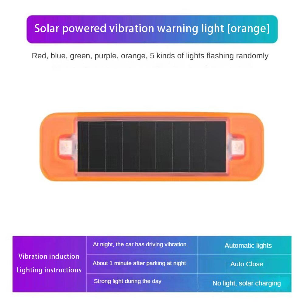 Car Alarm Warning Solar Flash Light LED Light Fake Security System Anti-Theft Sign 12V Waterproof Car Replacement Accessories