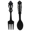 2pcs Fork and Spoon Metal Wall Decor for Kitchen Home Dining Living Room Rustic Hanging Sculpture Farmhouse Housewarming