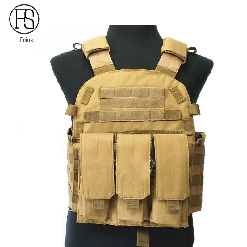 6094 Tactical Vest - Multi-functional Combat Vest in 600D Oxford Cloth and Camouflage Design