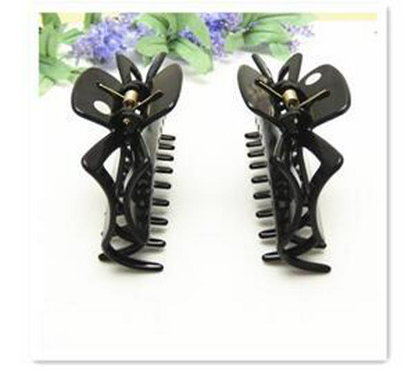 Large Black Bath Claw Hair Clip - Dafa Hair Accessory