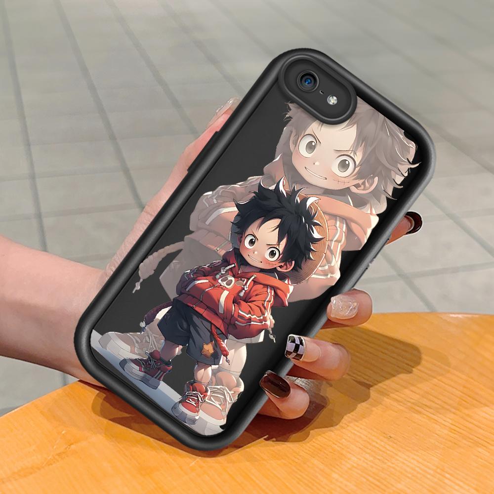 Soft Silicone Square Ladder Printing Pattern Phone Casing Full Cover Camera Shockproof Protection Rubber Case for iPhone Infinix Tecno OnePlus