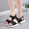 Fashion Large Size Sports Sandals for Women's Summer 2025 New Casual Adjustable Sponge Cake Thick Soled Beach Shoes
