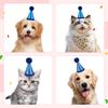 12Pcs Mini Small Dog Hat Cat Birthday Party Hat Reusable Puppy Cap Creative Kitten Cap Costume Accessories for Party Birthday