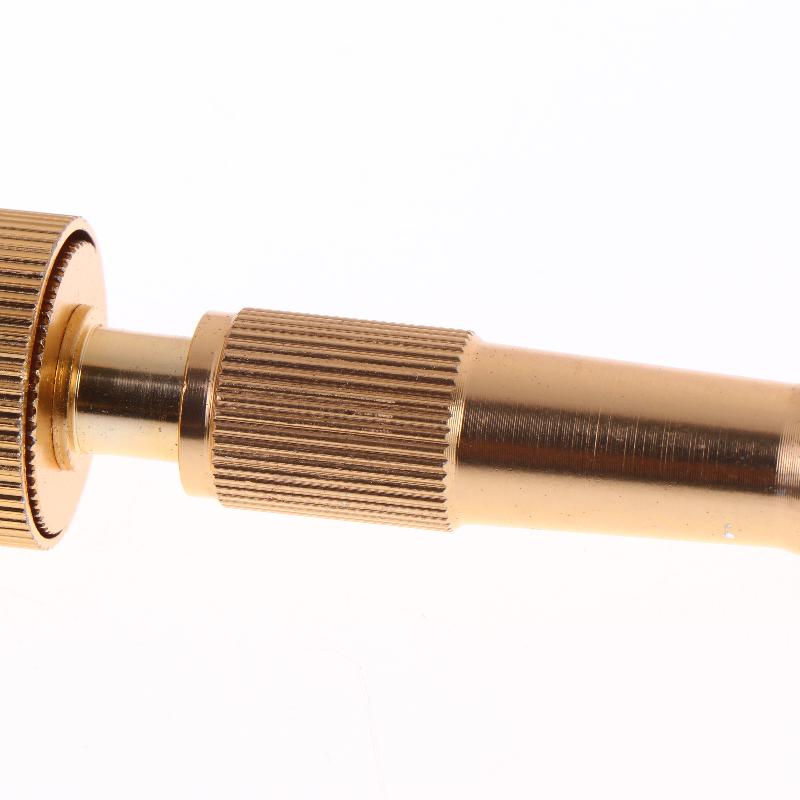 1 Set Home Hose Adjustable Pressure Garden Sprinkler Spray Nozzle Water Gun Brass High Pressure Direct Spray Quick Connector