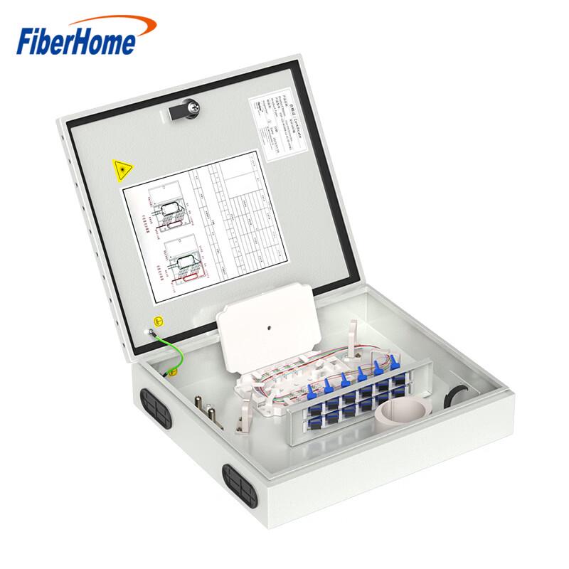 FiberHome 12-Core SC Wall-Mounted Fiber Optic Distribution Box