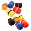 10Pcs Microphone Cover Thick Soft Sponge Dustproof Various Colors Good Elasticity Microphone Windscreen Foam Cover