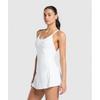 Gymshark Strappy 2 In 1 Dress White B2c6r Wb57