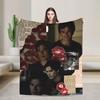 Damon Salvatore Flannel Blanket  Soft Durable Bedding Throws for Couch Bed Airplane Travel Novelty Bedspread Sofa Bed Cover