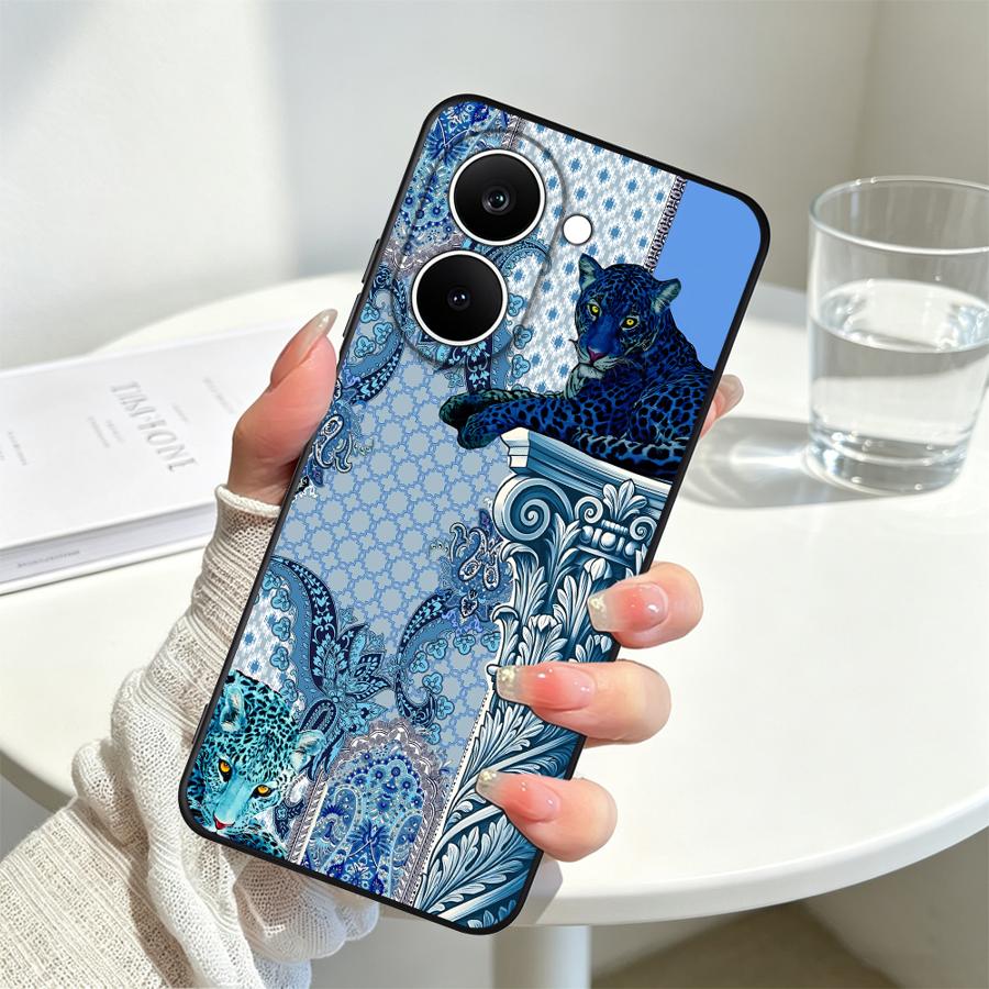 Phone Cover Case for Xiaomi Poco X8 Pro M5 C50 F3 C61 M3 M4 M7 F1 C75 X3 X4 X5 X7 C71 C85 F8 Aqua Gold Agate
