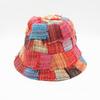 Unisex Ethnic Patchwork Wide-Brim Fisherman Sun Hat