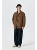 Men's 90% White Duck Down Lightweight Winter Shirt Jacket - Loose Lapel, Plus Size