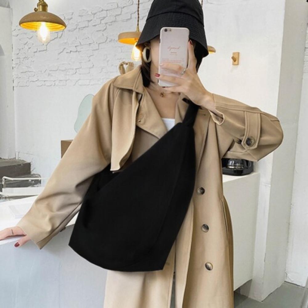 New ArrivalS Open Run Liletto Black Women S caSual Shoulder Bag Minimal Ribbon