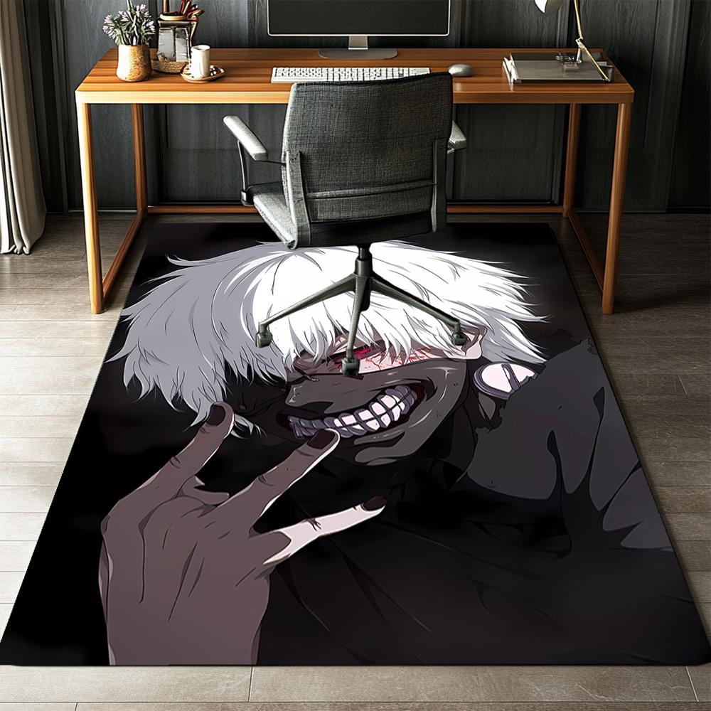 Tokyo Ghoul Printed Carpet,Rug,for Office Chair Living Room Bedroom Kitchen Room Decor Gifts.